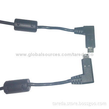 Micro 5P USB Cable, L Type Molded